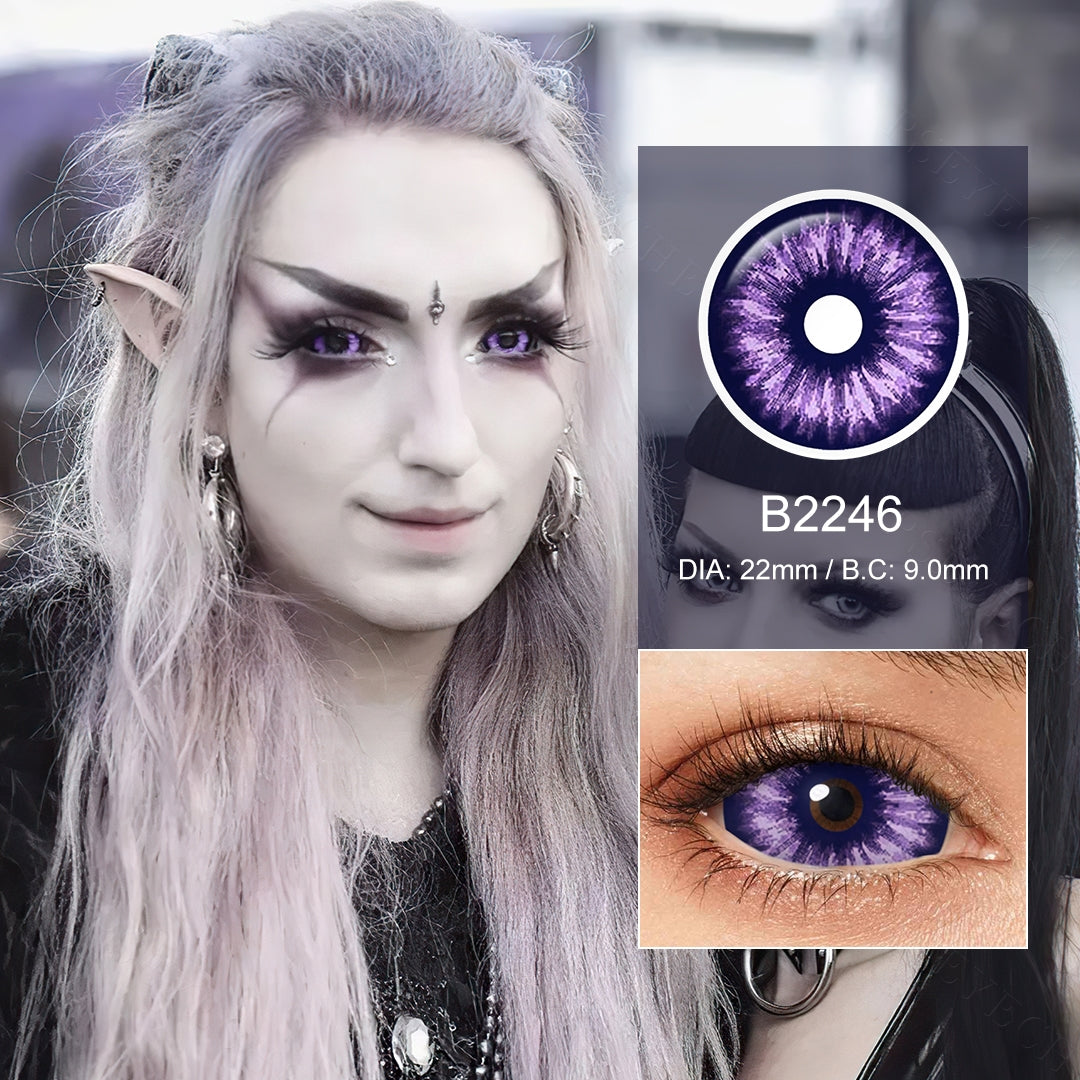 Purple Flash Sclera Eyes