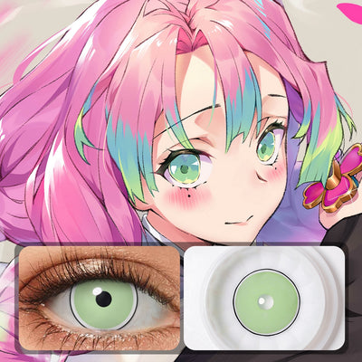 Mitsuri Kanroji Green Anime Eyes