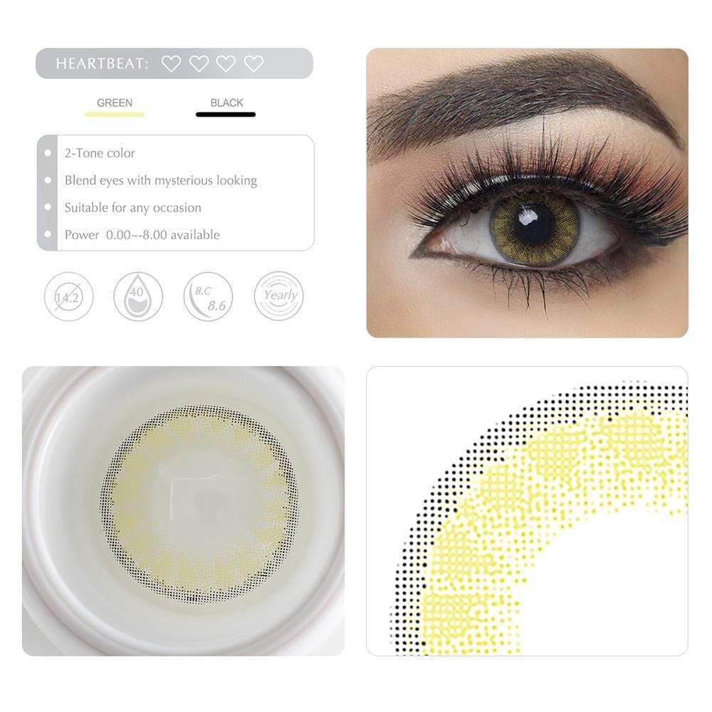 Unique selling points of the Green Colored lenses