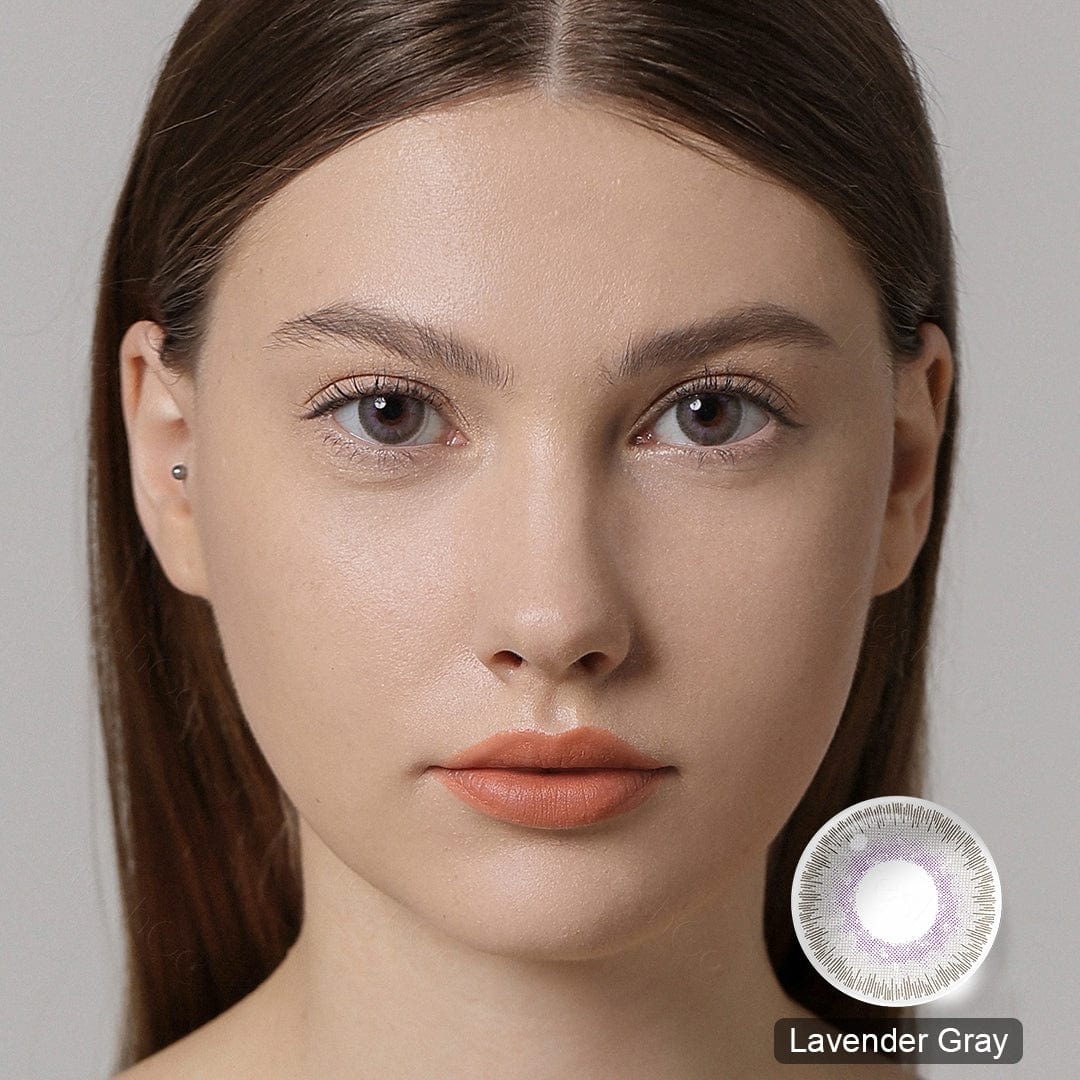 Elite Lavender Gray Colored Contacts with Vibrant Effect Twinklens