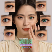 ¡GUAU! Contactos de color neón (el acceso a los 6 tonos)
