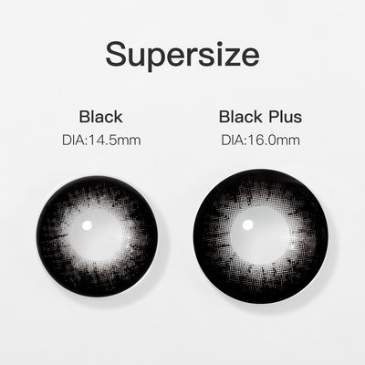 Supersize Black Plus Eyes