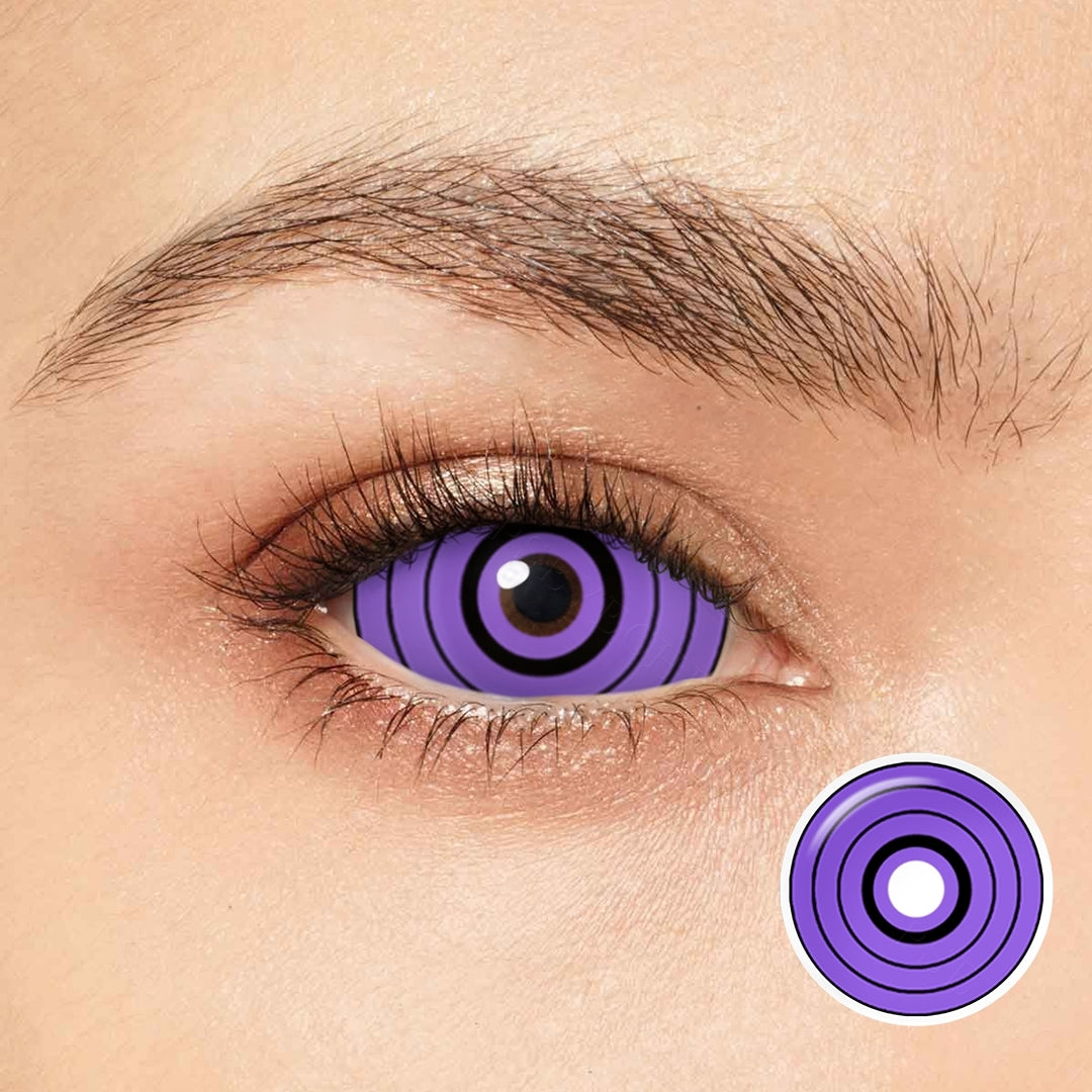 Ojos de esclera de Rinnegan Purple