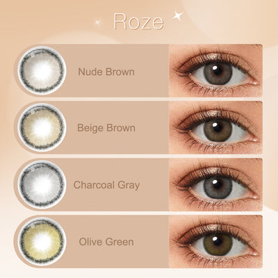 Roze Colored Contacts (All 4 Shades Access)