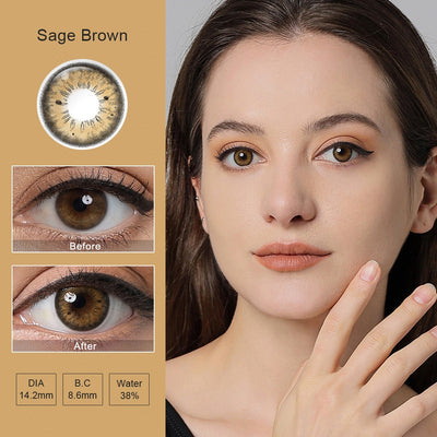 Roze Beige Brown Eyes