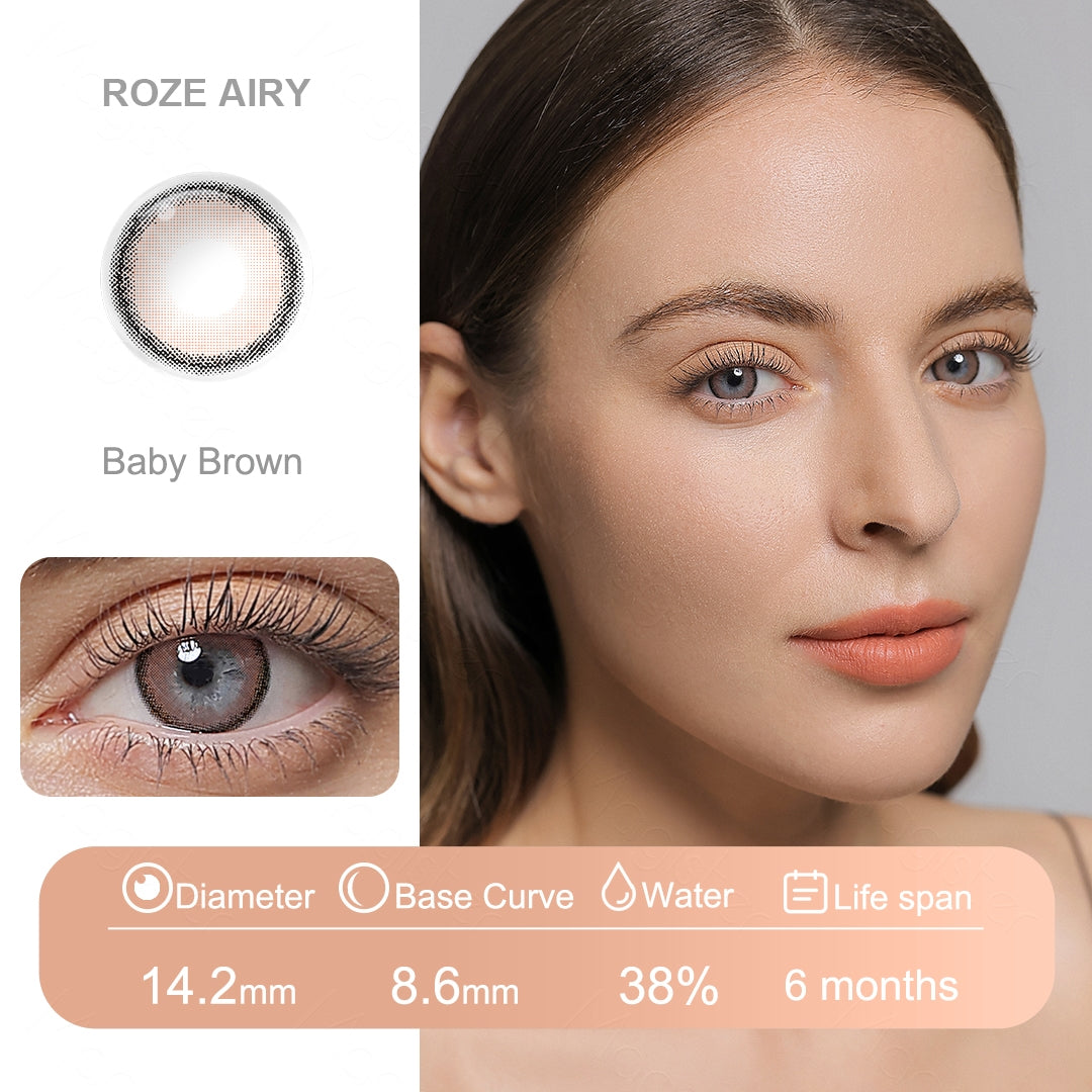 Roze Airy Colored Contacts (All 6 Shades Access)