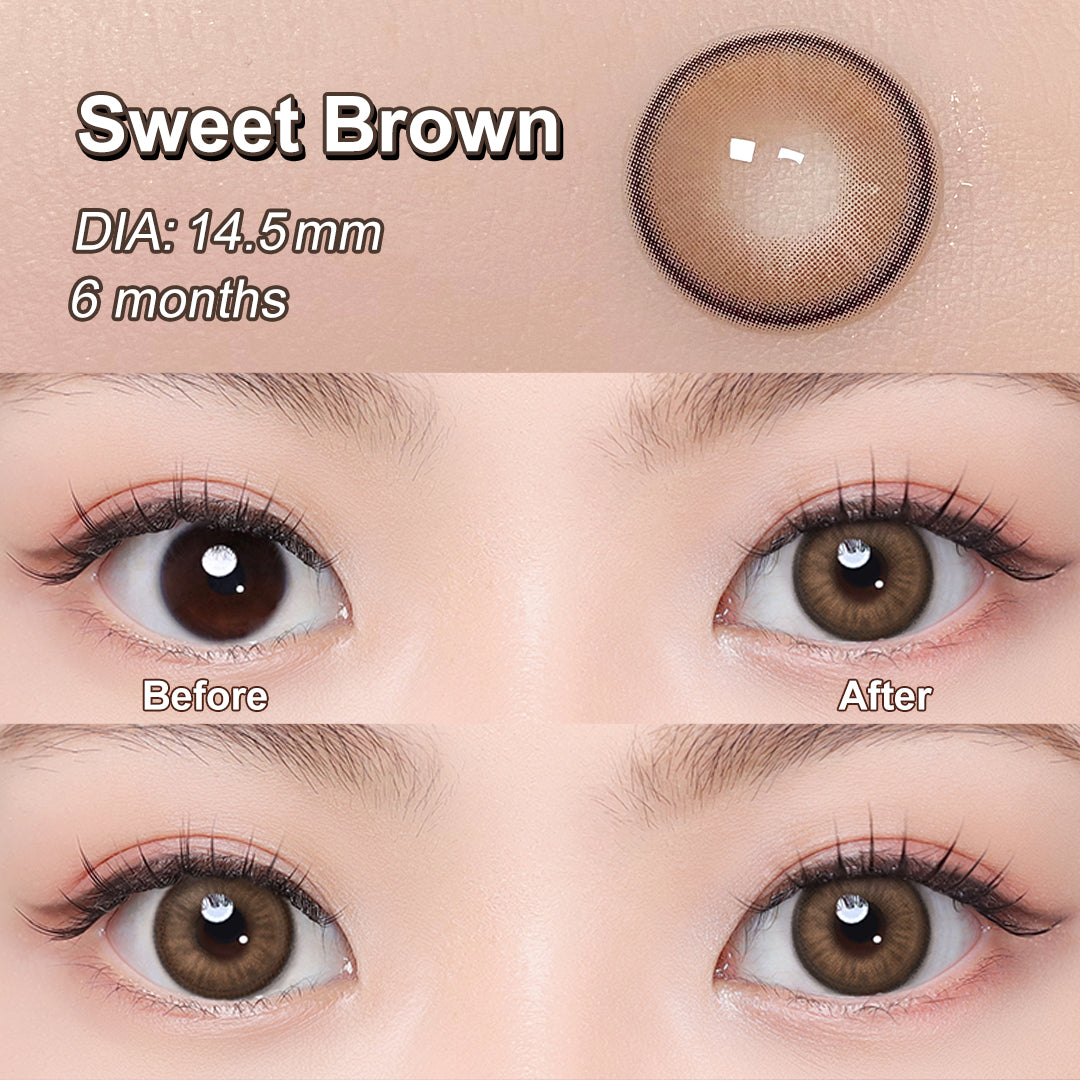Yeux radieux purs ambre