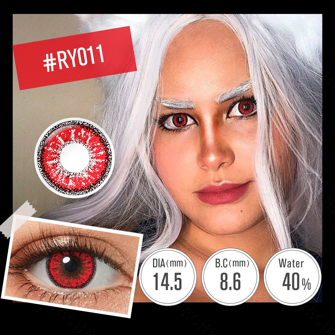 Yeux d'Halloween Dolly Red