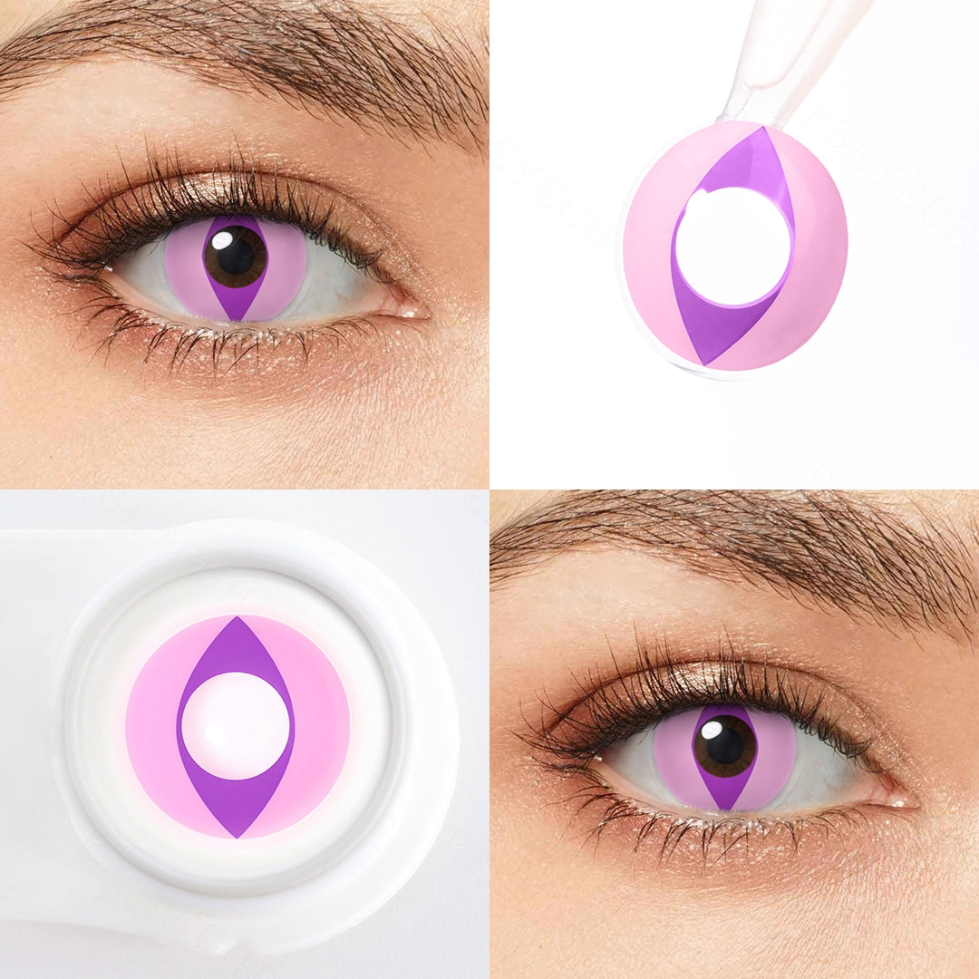 Olhos violeta de gato
