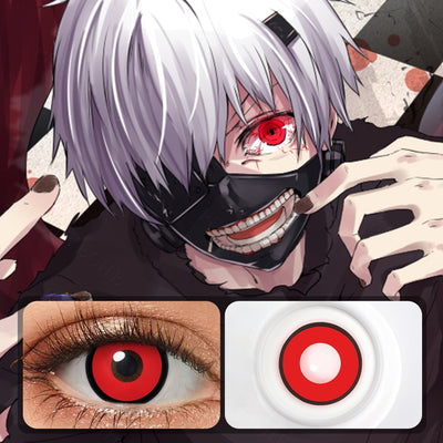 Red Manson Halloween Augen
