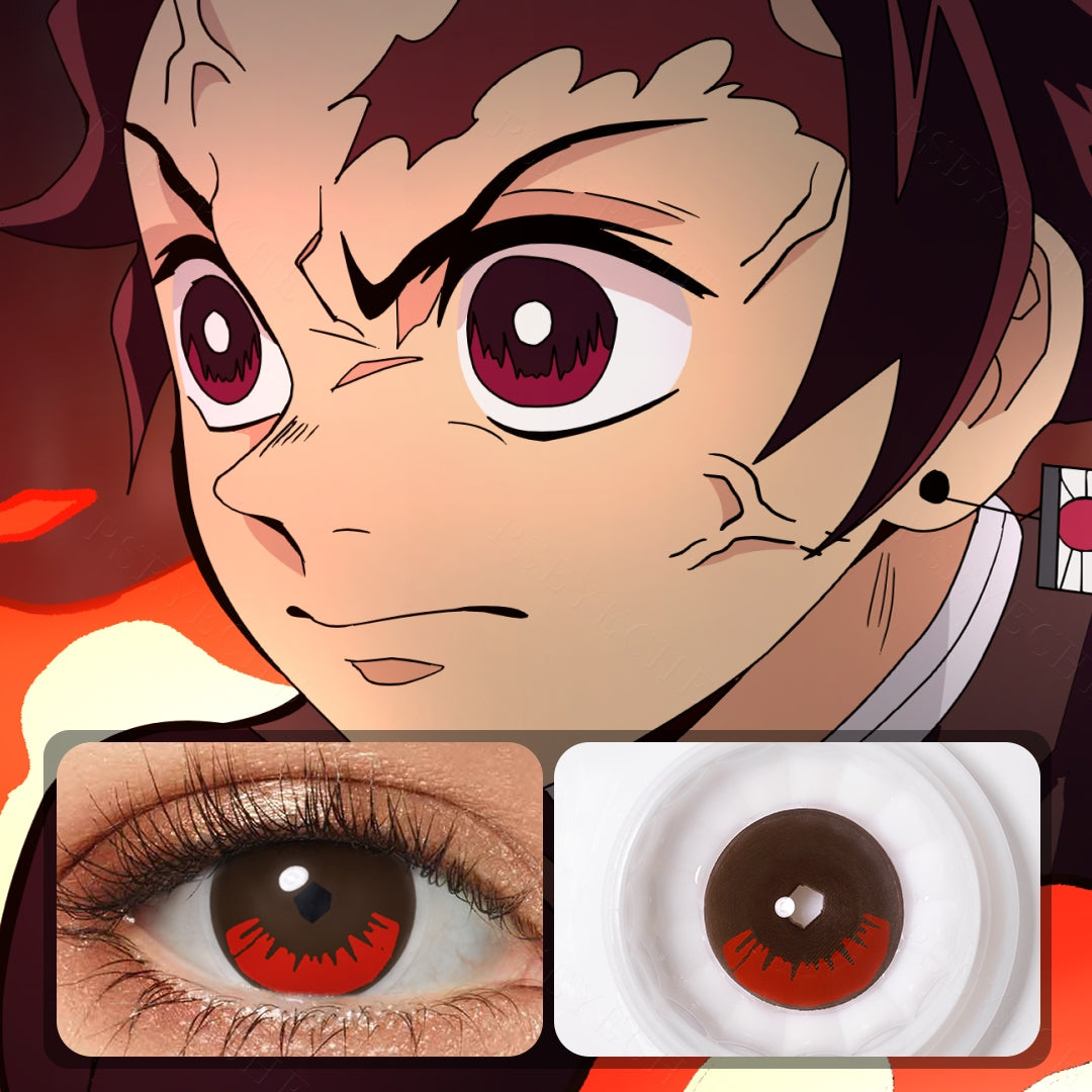 Tanjiro Kamado Dark Red Eyes