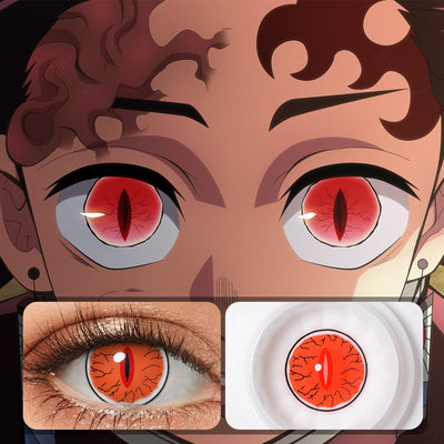 Orange Muzan Demon Eyes