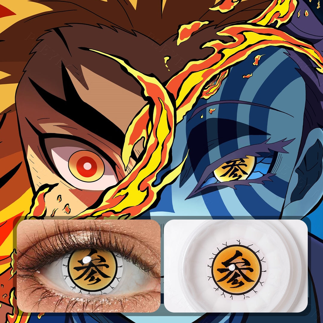 Akaza "Three" Anime Eyes (Left)