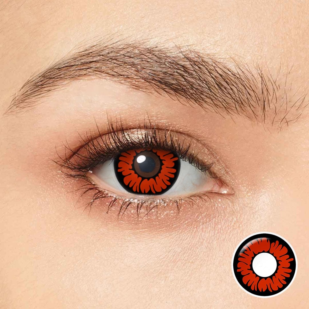 Red Contacts Box Demon Glamor Red Halloween Contacts – twinklens