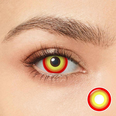 Red And Yellow Geared Eyes