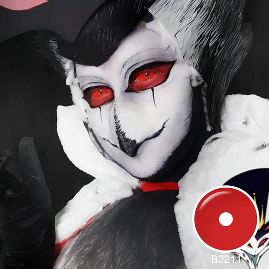 Red Sclera Contacts for Halloween – twinklens