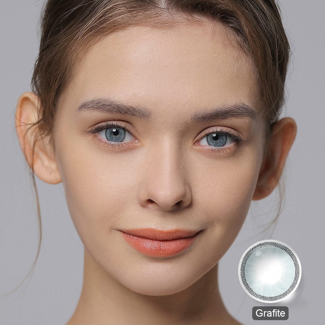 Hidrocharme Grafite Gray Color Contacts with Natural and Fresh looking ...
