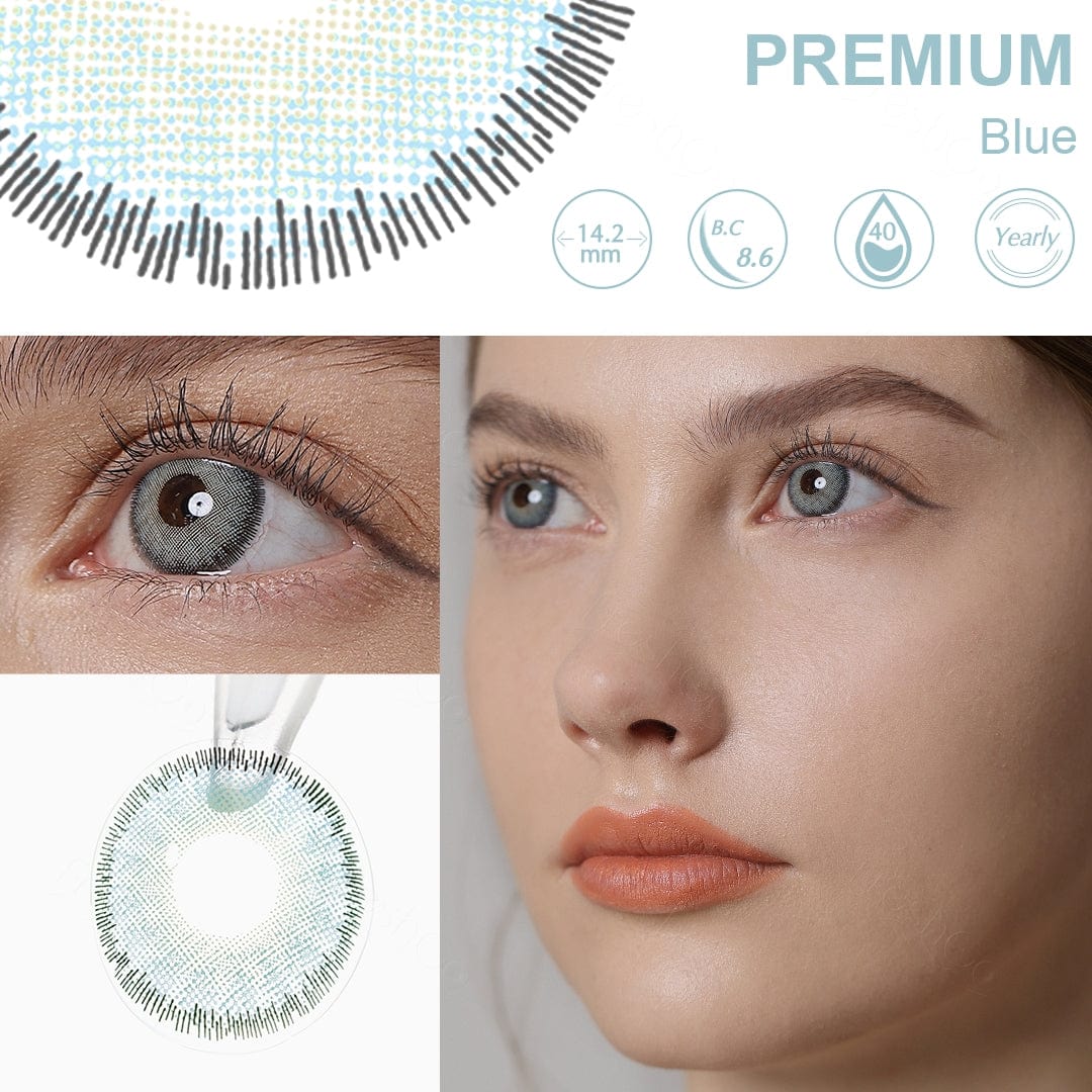 Azure Blue Color Eyes