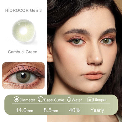 Hidrocor Gen 3 Contactos coloreados (el acceso a los 8 tonos)