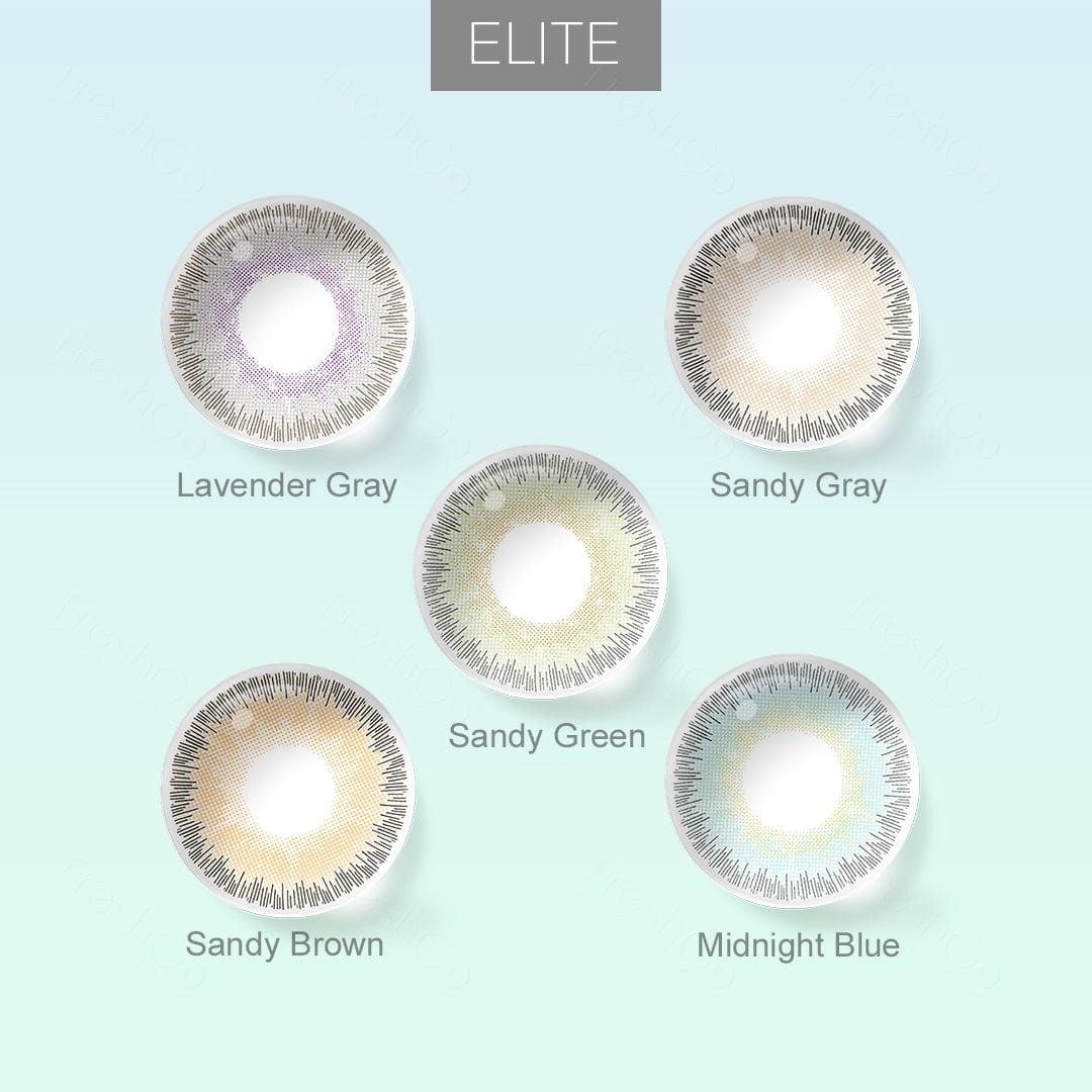 Elite -farbige Kontakte (alle 5 Schatten Zugang)