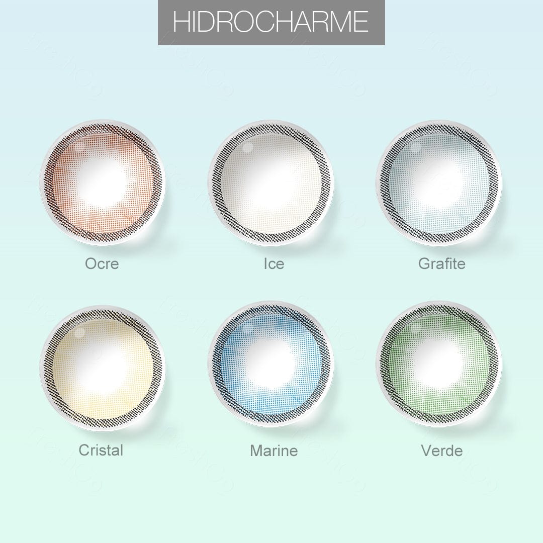 Hidrocharme -farbige Kontakte (alle 6 Farbtöne Zugriff)