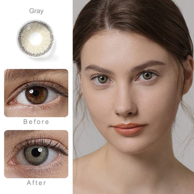 Ojos grises premium (stock estadounidense)