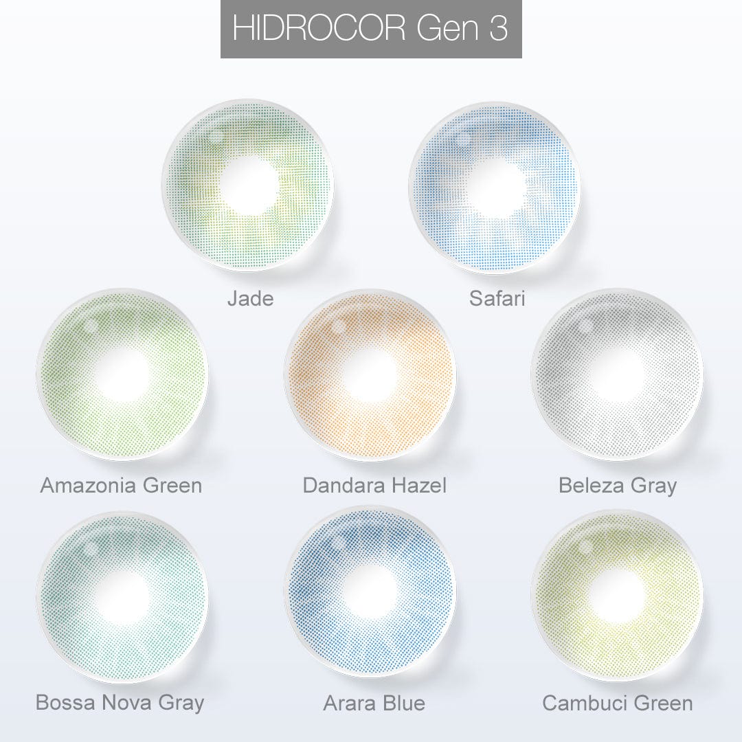 Hidrocor Gen 3 Contactos coloreados (el acceso a los 8 tonos)