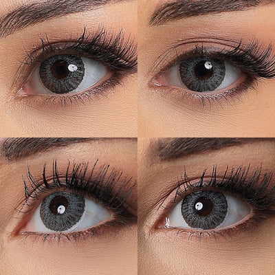 3 tono de ojos grises esterlinas