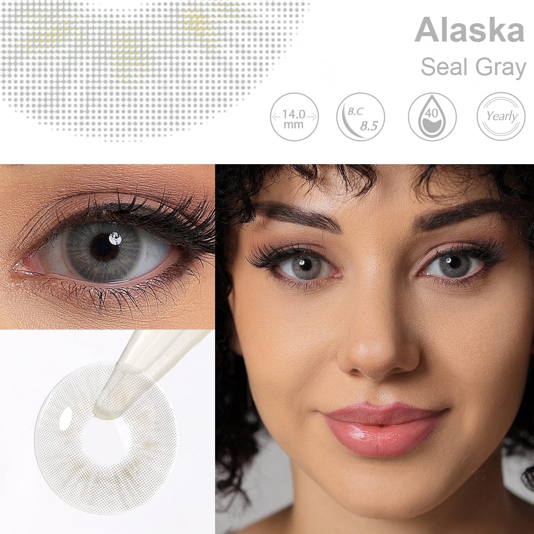 Alaska Versiegelung graue Augen