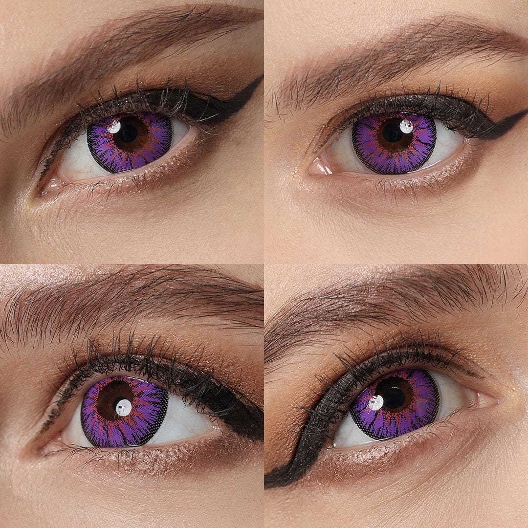 Nicht -No -violette Augen