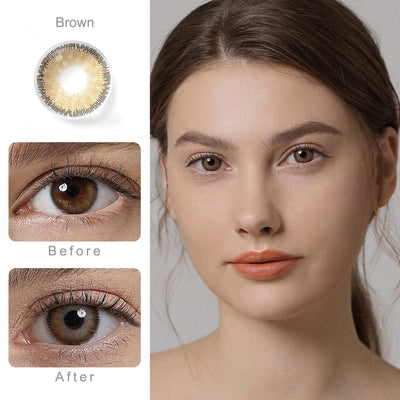 Eyes bruns premium (stock américain)