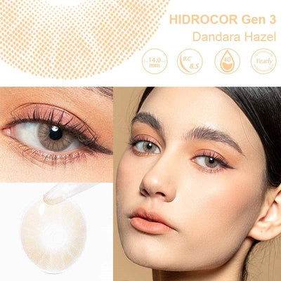 Hidrocor Gen 3 Dandara Haselnussel Augen