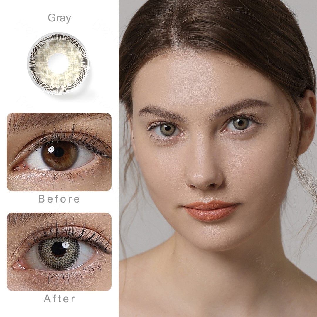 Olhos cinzentos premium