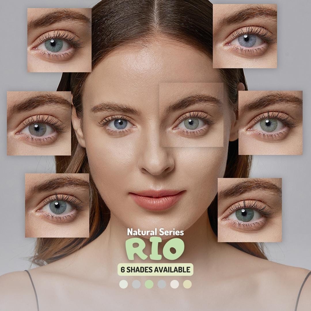 Contactos de color Rio (el acceso a los 6 tonos)