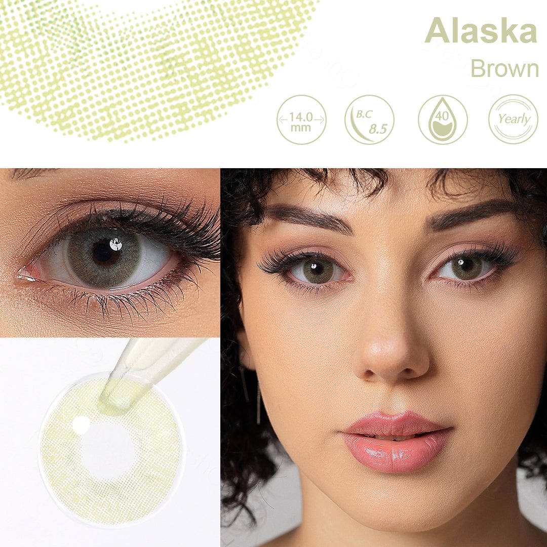 Alaska braune Augen
