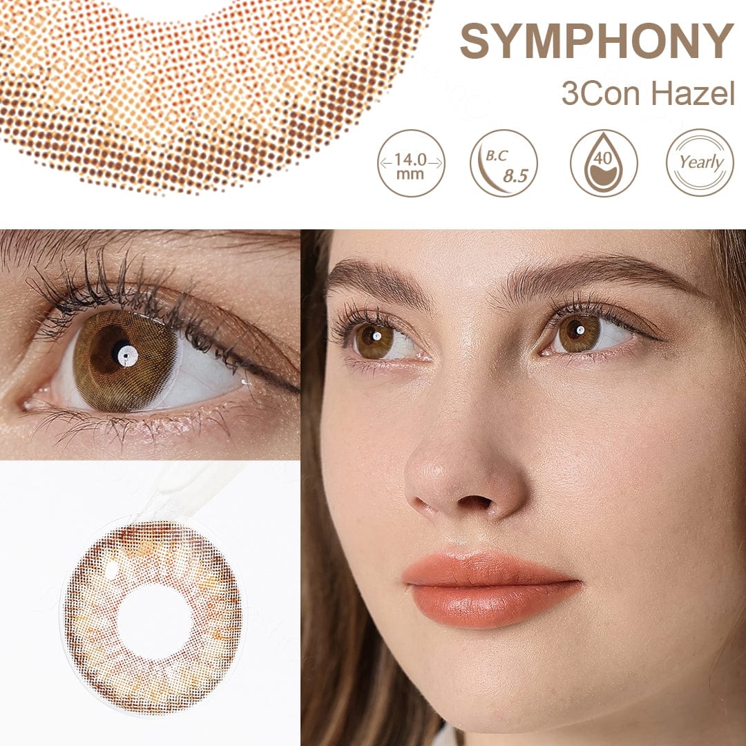 Olhos de avelã Symphony 3Con