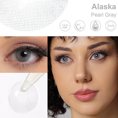 Olhos cinzentos do Alaska Pearl