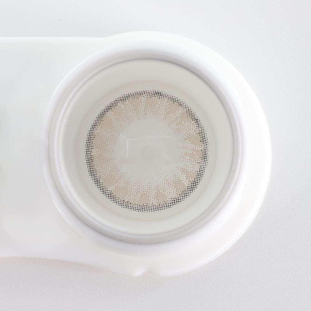 Light Gray Color Contact Lenses in the case