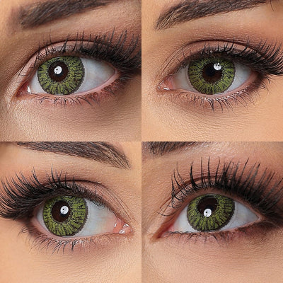 3 tono Gemstone Green Eyes