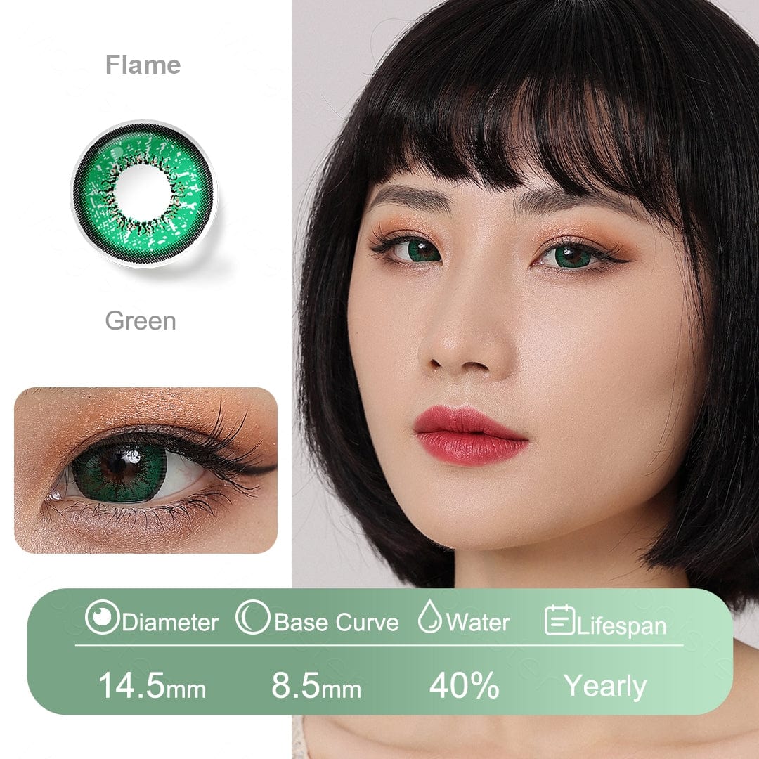 WOW! Flame Colored Contacts (All 6 Shades Access)