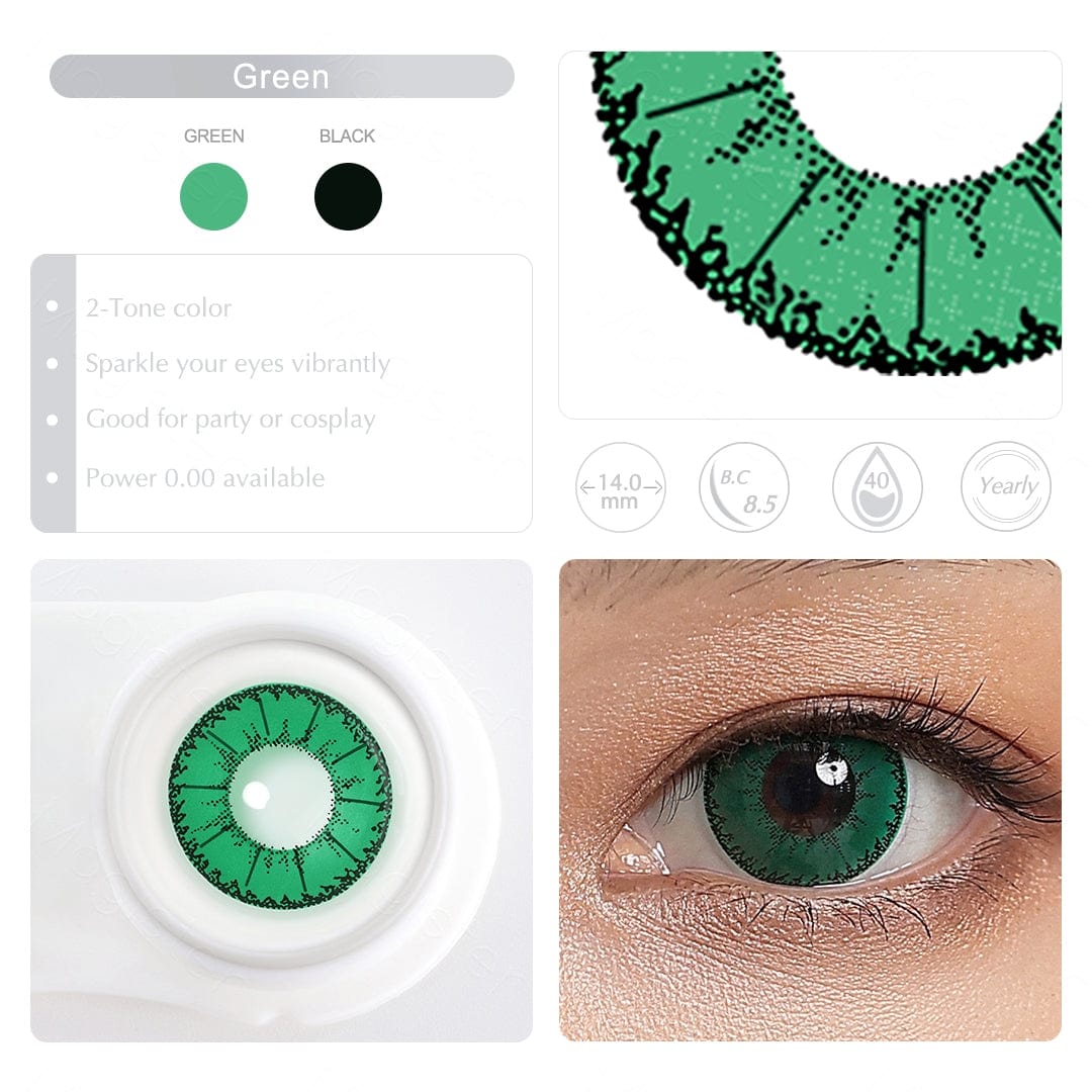 العيون الخضراء الشيطان