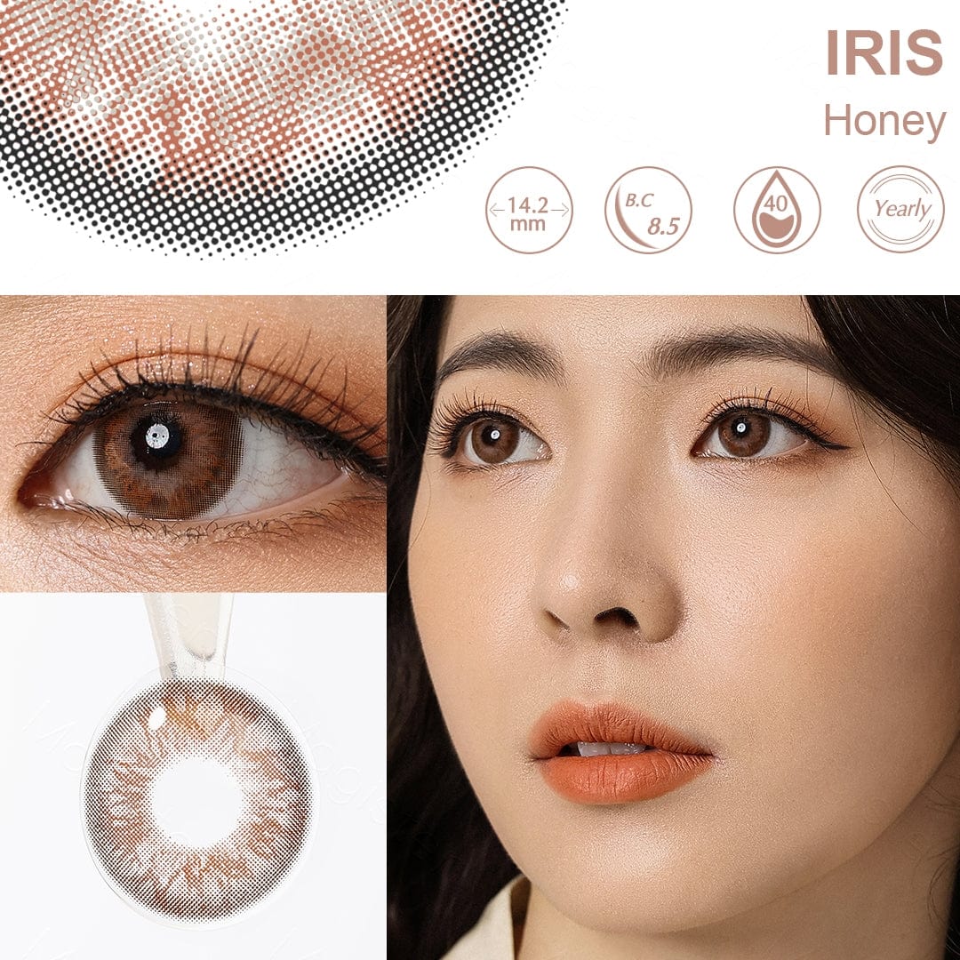 Iris Honig Augen