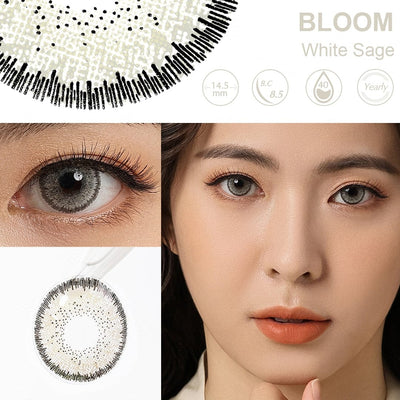 Bloom White Sage Eyes