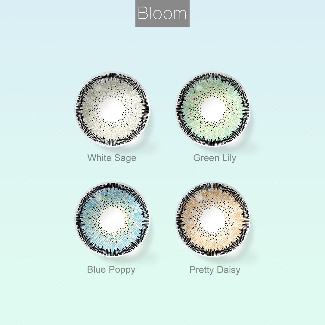 ¡GUAU! Contactos de color Bloom (el acceso a los 4 tonos)