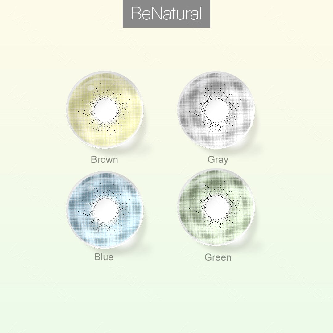 WOW! Contacts de couleur benaturale (les 4 nuances accès)