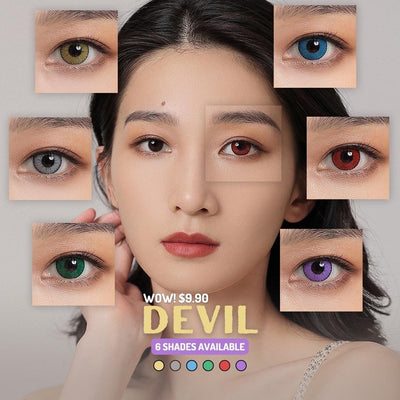 WOW! Devil Colored Contacts (All 6 Shades Access)