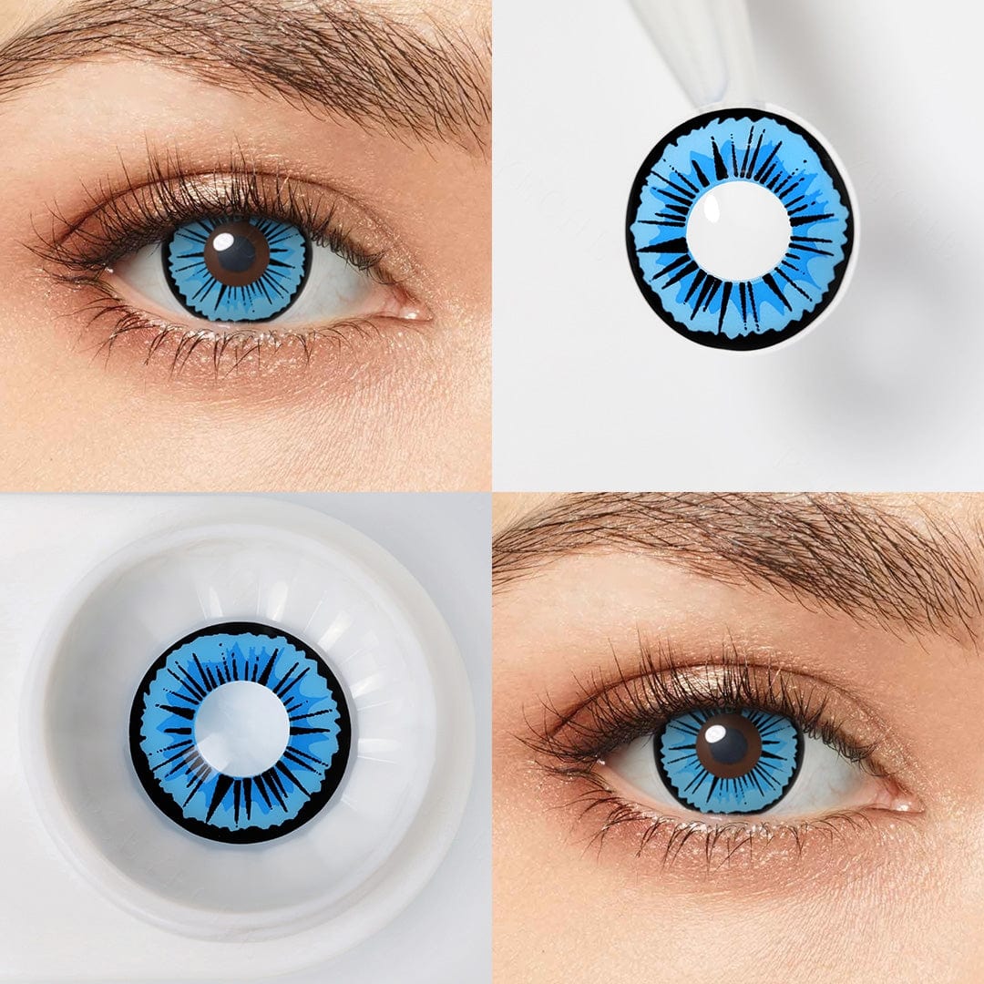 Demon Slayer Blue Cosplay Contacts – Twinklens