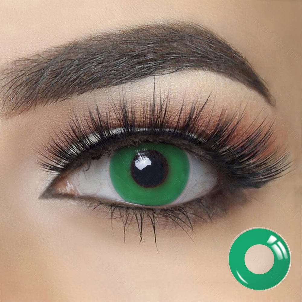 Big Eye Party Green Contact Lenses (Pair)