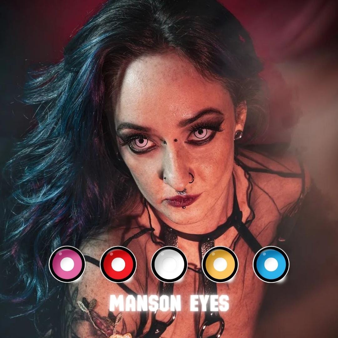 Contacts Manson Halloween (les 5 modèles accèdent)
