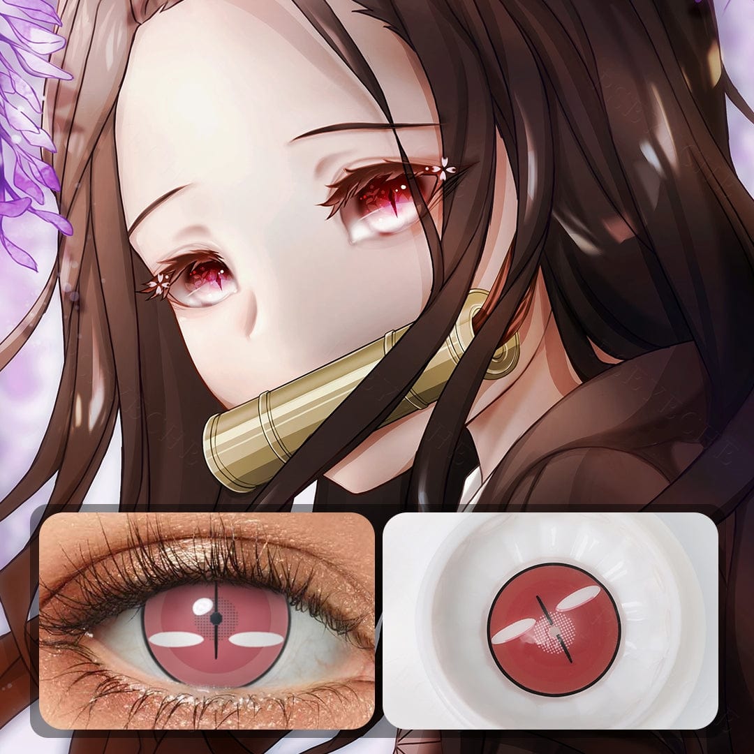 Demon Slayer Nezuko Kamado Cosplay Contacts – Twinklens